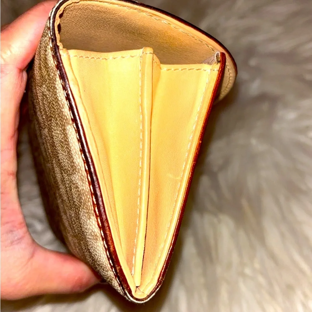 Rare CHRISTIAN DIOR Vintage Trotter Monogram Pattern Long Bifold Wallet